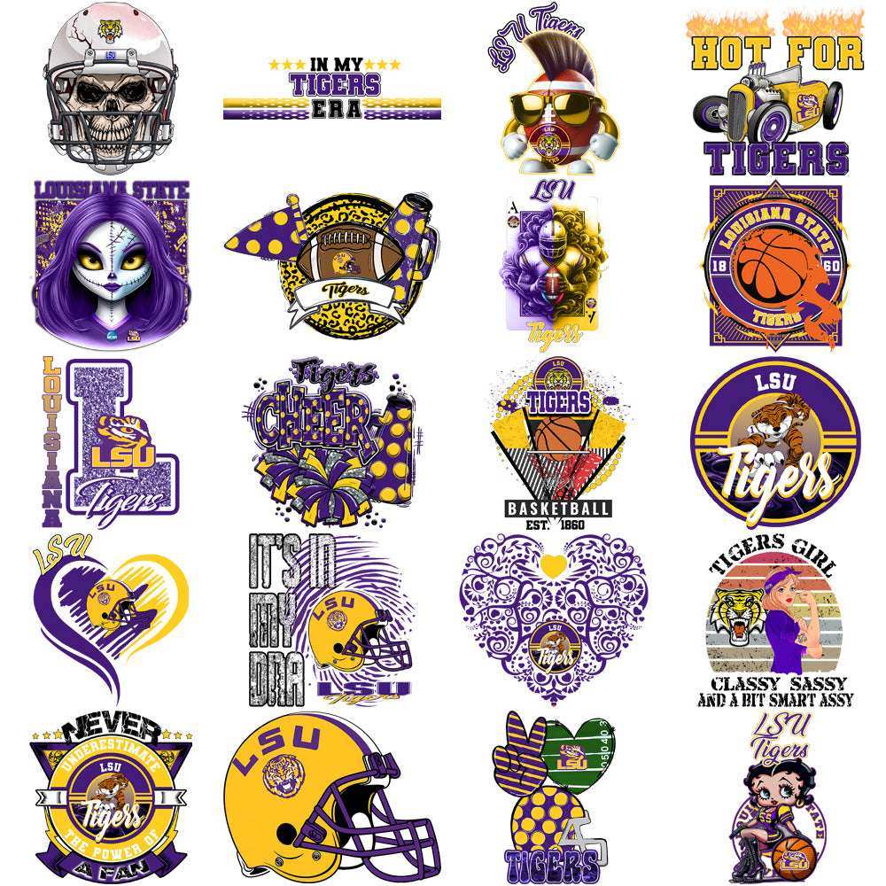 114 LSU Tigers Designs Bundle PNG
