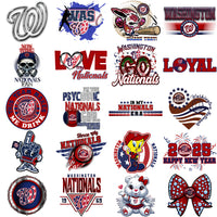 Load image into Gallery viewer, 65 Washington Nationals Baseball Designs Bundle PNG
