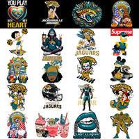 Load image into Gallery viewer, 49 Jacksonville Jaguars V3 Football Designs Bundle PNG
