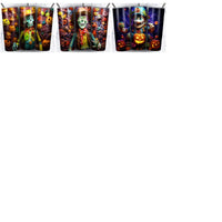 Load image into Gallery viewer, 99 3D Horror Cartoon Tumbler Wrap Designs Bundle JPG
