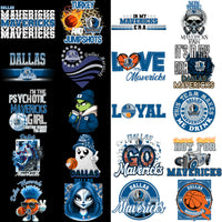 Load image into Gallery viewer, 56 Dallas Mavericks Basketball Designs Bundle PNG
