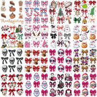 Load image into Gallery viewer, 90 Events Mixed Bow Designs Bundle PNG
