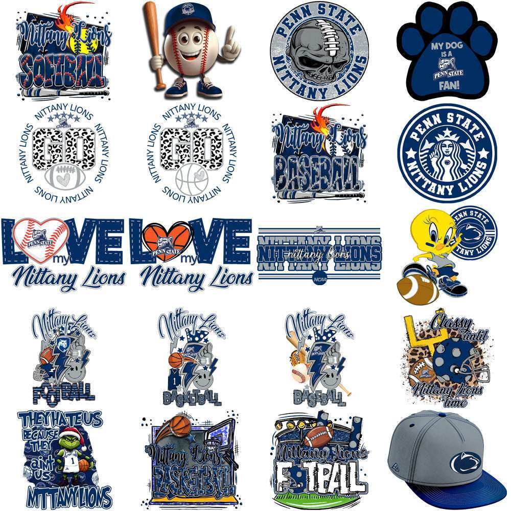86 Penn State Nittany Lions Designs Bundle PNG