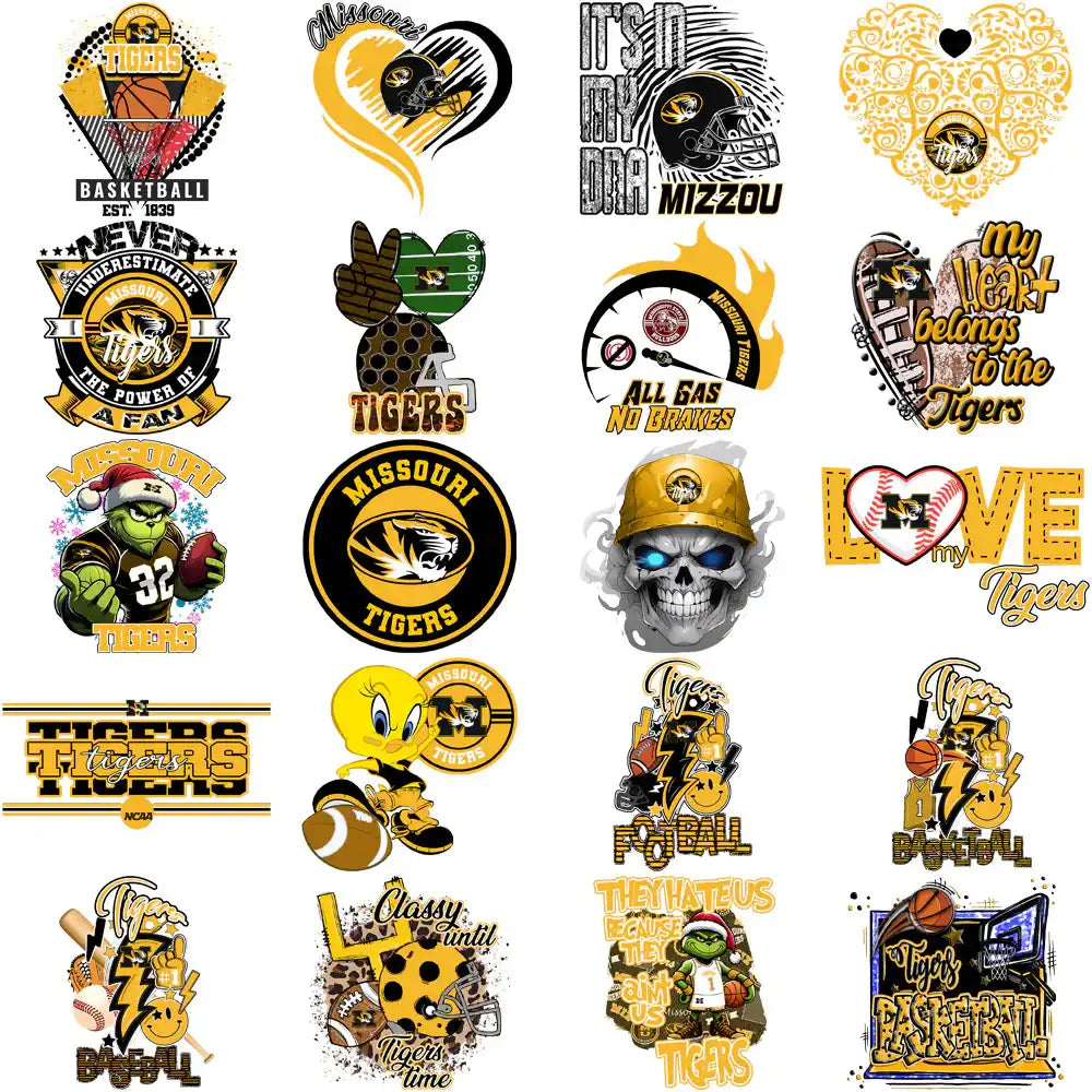 88 Missouri Tigers Designs Bundle PNG