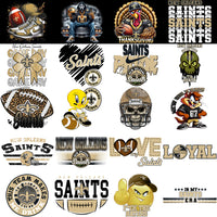 Load image into Gallery viewer, 50 New Orleans Saints V3 Football Designs Bundle PNG
