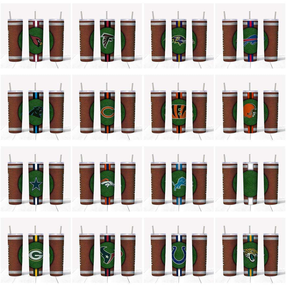 33 Football Sport Tumbler Wrap Designs Bundle JPG