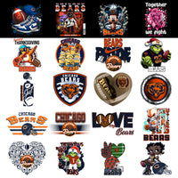 Load image into Gallery viewer, 49 Chicago Bears V3 Football Designs Bundle PNG

