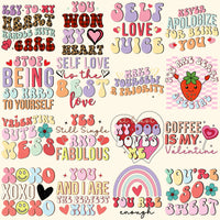 Load image into Gallery viewer, 46 Big Retro Valentine Designs Bundle Png
