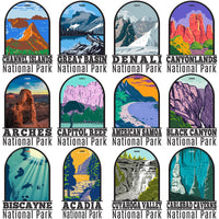 Load image into Gallery viewer, 90 USA National Parks Streetwear Designs Bundle PNG
