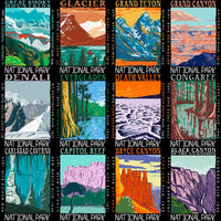 Load image into Gallery viewer, 99 USA National Parks Streetwear Designs Bundle PNG

