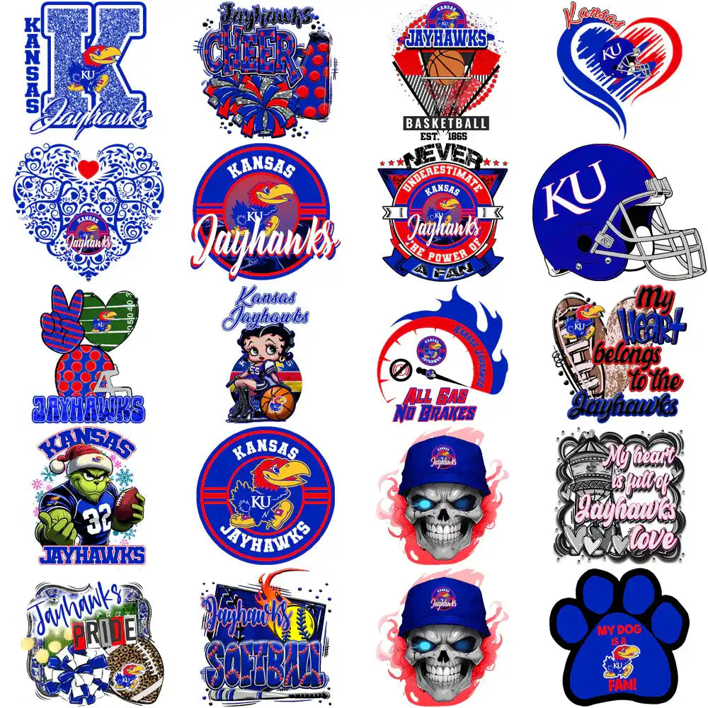 77 Kansas Jayhawks Designs Bundle PNG
