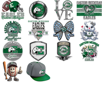 Load image into Gallery viewer, 32 Eastern Michigan Eagles Designs Bundle PNG
