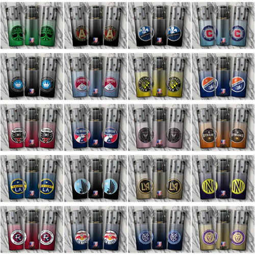 30 Soccer USA Teams Zippo Lighter Tumbler Wrap Bundle JPG