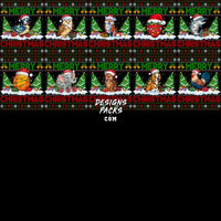 Load image into Gallery viewer, 160 Ugly Sweater Merry Christmas Designs Bundle PNG
