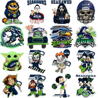 Load image into Gallery viewer, 61 Mega Football Team Seattle Seahawks Mixed V1 Designs Bundle PNG
