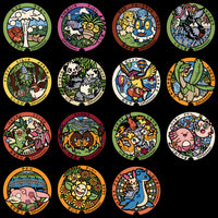 Load image into Gallery viewer, 155 Circle Pokefuta Japanese Manhole ball Poke Designs Bundle PNG

