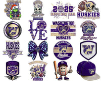 Load image into Gallery viewer, 34 Washington Huskies Designs Bundle PNG
