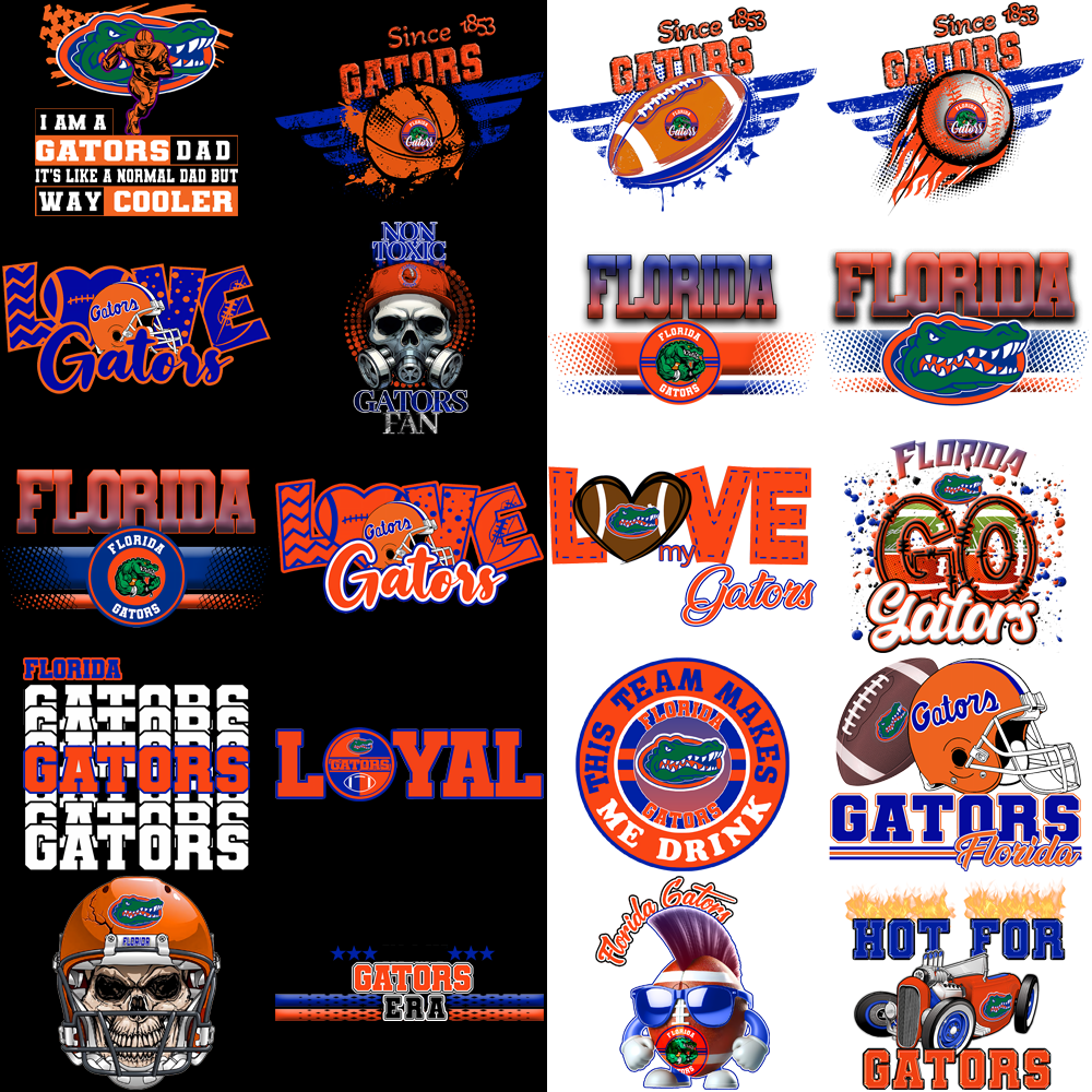 98 Florida Gators Designs Bundle PNG