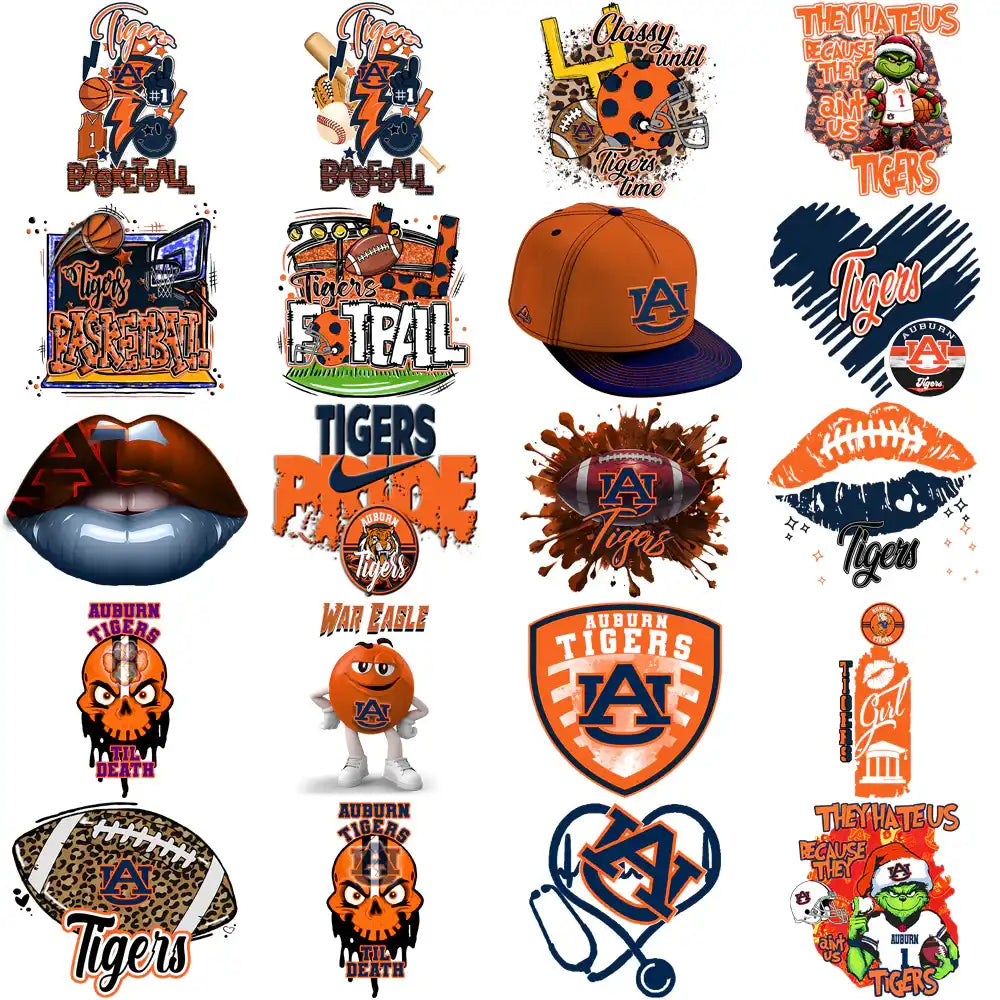 95 Auburn Tigers Designs Bundle PNG