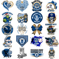 Load image into Gallery viewer, 64 Kansas City Royals Baseball Designs Bundle PNG
