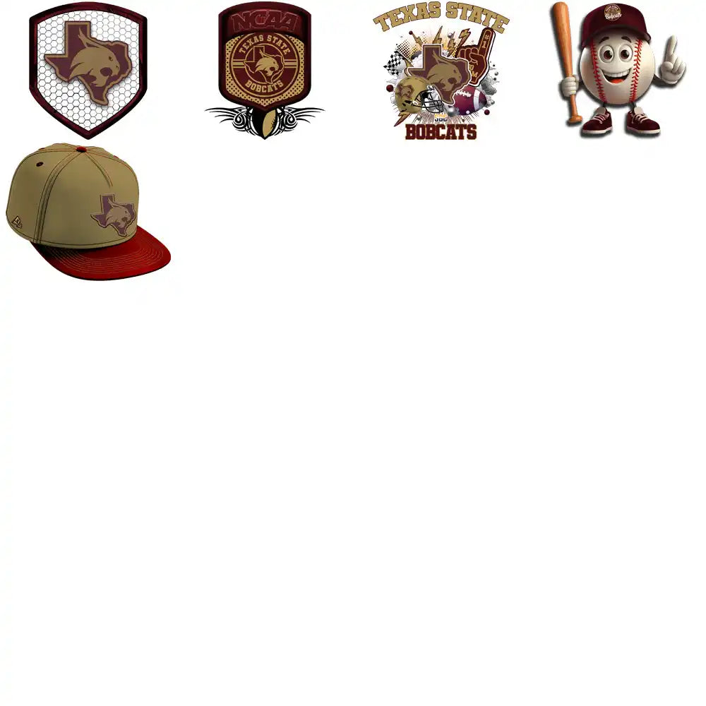 82 Texas State Bobcats Designs Bundle PNG