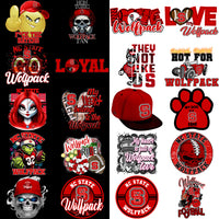 Load image into Gallery viewer, 35 NC State Wolfpack Designs Bundle PNG
