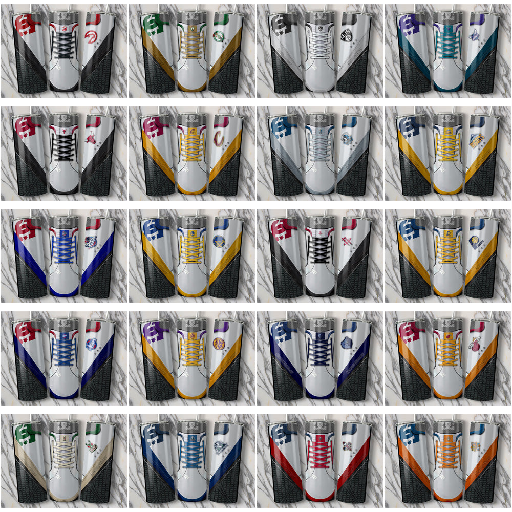30 Basketball Teams DC Sneaker Tumbler Wrap Bundle JPG