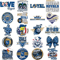 Load image into Gallery viewer, 64 Kansas City Royals Baseball Designs Bundle PNG
