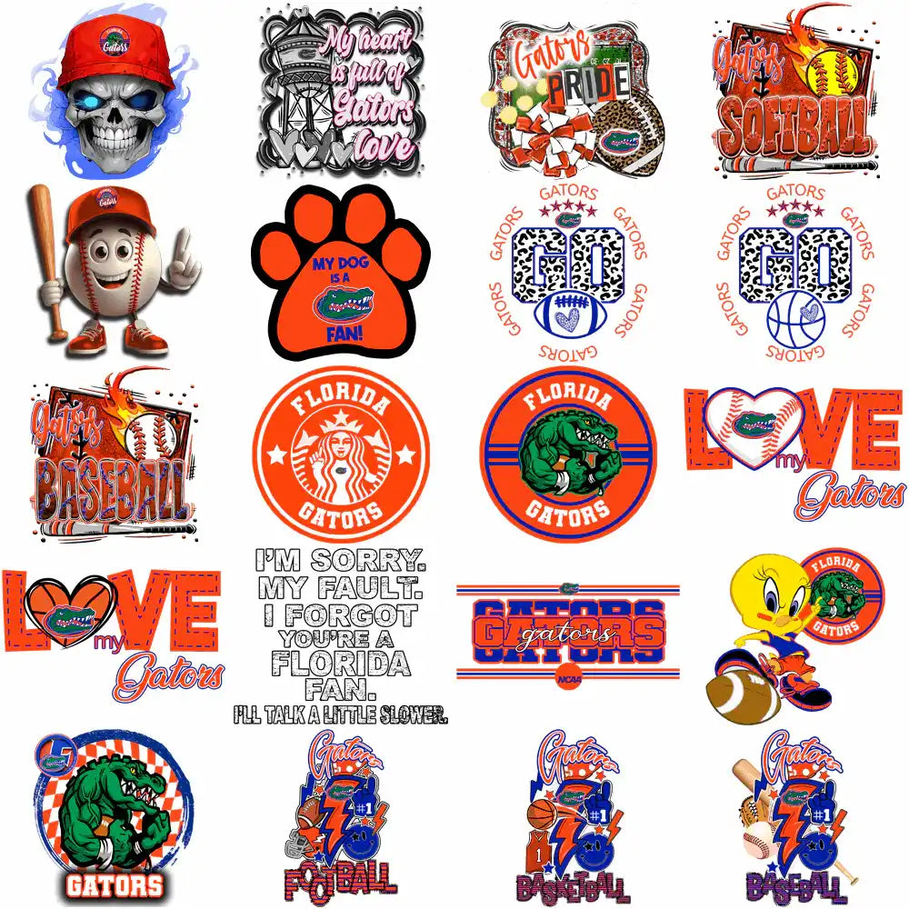 98 Florida Gators Designs Bundle PNG