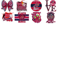 Load image into Gallery viewer, 66 Atlanta Braves Baseball Designs Bundle PNG
