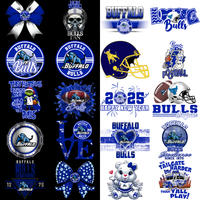 Load image into Gallery viewer, 27 Buffalo Bulls Designs Bundle PNG

