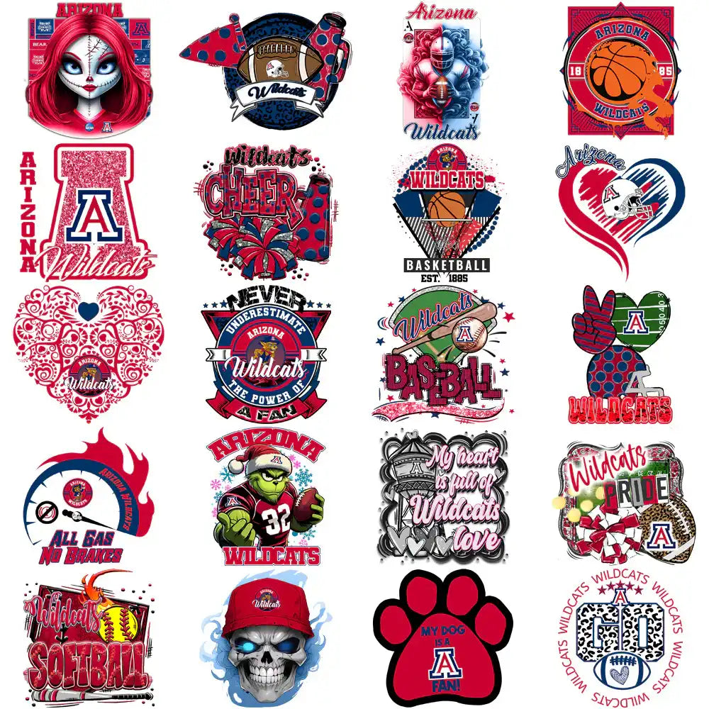 77 Arizona Wildcats Designs Bundle PNG