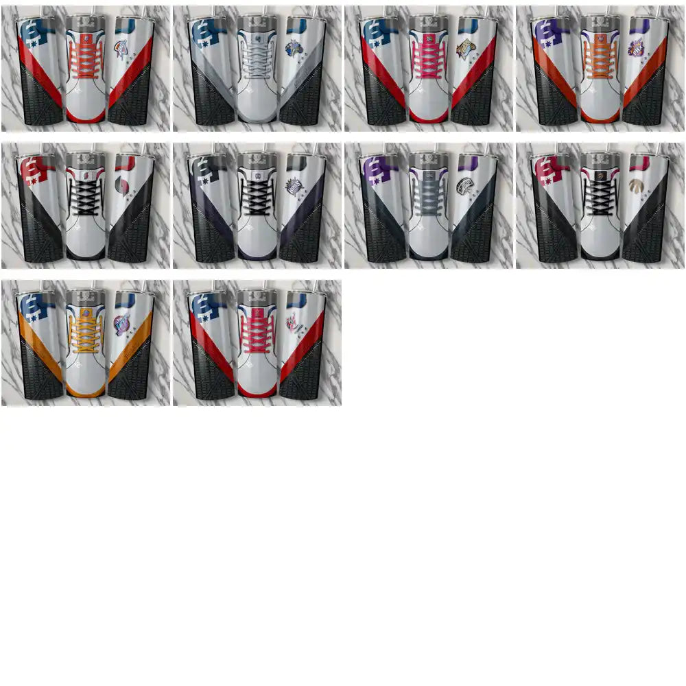 30 Basketball Teams DC Sneaker Tumbler Wrap Bundle JPG