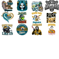 Load image into Gallery viewer, 49 Jacksonville Jaguars V4 Football Designs Bundle PNG
