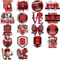 Load image into Gallery viewer, 35 NC State Wolfpack Designs Bundle PNG

