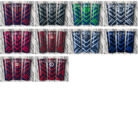 Load image into Gallery viewer, 30 Soccer USA Teams Glitter Stripe Tumbler Wrap Bundle JPG
