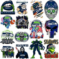 Load image into Gallery viewer, 61 Mega Football Team Seattle Seahawks Mixed V1 Designs Bundle PNG
