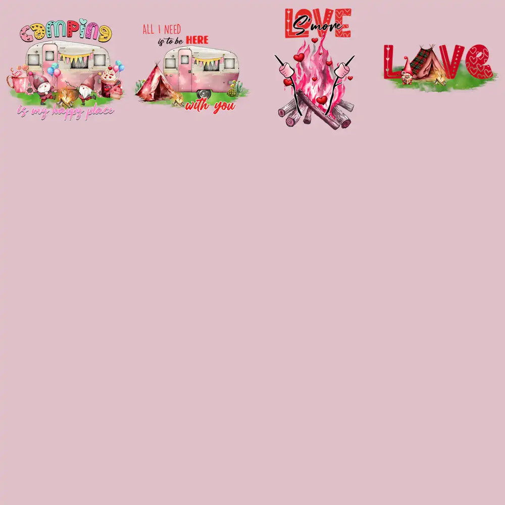 19 Camping Valentine Designs Bundle Png