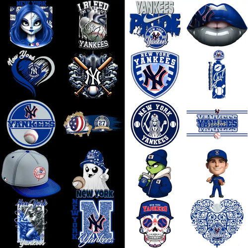 Paquete de 58 diseños de béisbol de los New York Yankees en PNG
