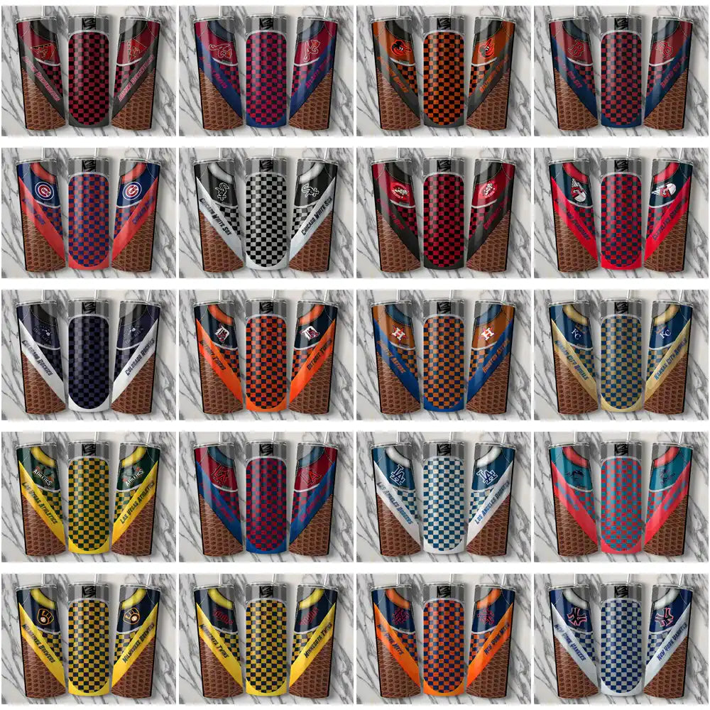 30 Baseball Teams Vans Classic Tumbler Wrap Bundle JPG