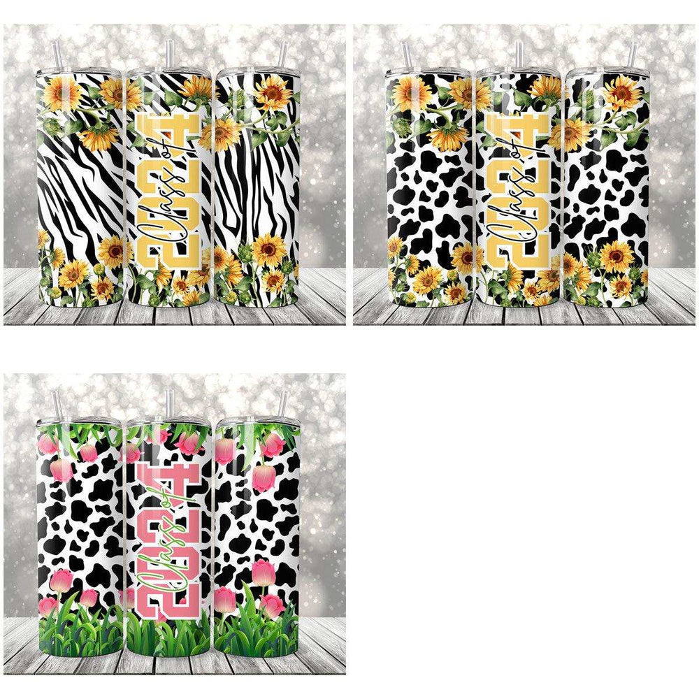 9 Class Of 2024 Tumbler Wrap Designs Bundle JPG