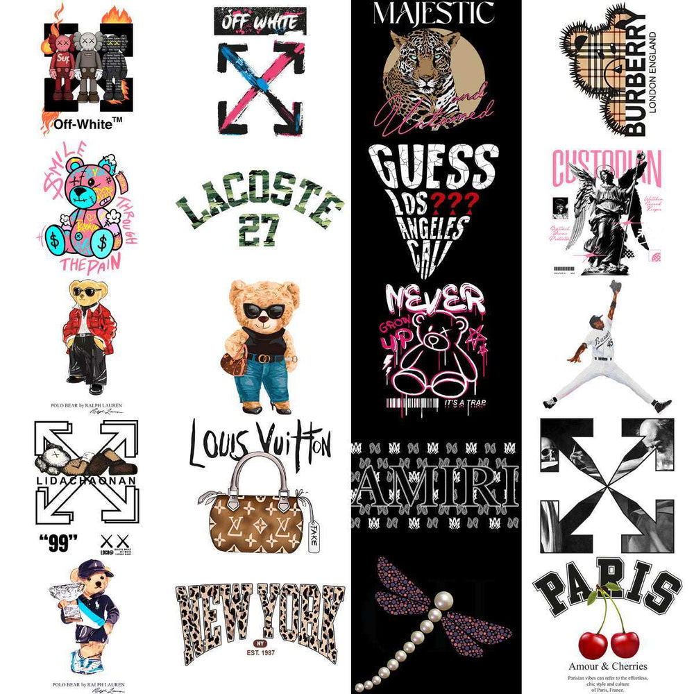 180 Popular Brand Mix Designs Bundle PNG