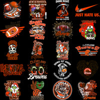 Load image into Gallery viewer, 49 Cleveland Browns V1 Football Designs Bundle PNG
