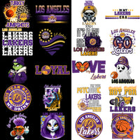 Load image into Gallery viewer, 54 Los Angeles Lakers Basketball Designs Bundle PNG
