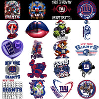 Load image into Gallery viewer, 49 New York Giants V1 Football Designs Bundle PNG
