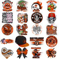 Load image into Gallery viewer, 67 Baltimore Orioles Baseball Designs Bundle PNG
