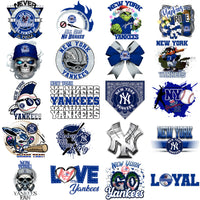 Load image into Gallery viewer, 58 New York Yankees Baseball Designs Bundle PNG
