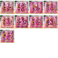 Load image into Gallery viewer, 25 PINK RIBBON Cancer Awareness Tumbler Wrap Bundle JPG
