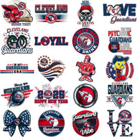 Load image into Gallery viewer, 63 Cleveland Guardians Baseball Designs Bundle PNG
