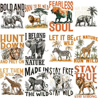 Load image into Gallery viewer, 15 Wild Animals Nature Designs Bundle PNG
